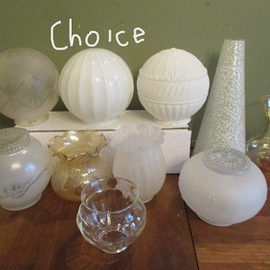 Light Fixture Replacement Shade Vintage Mid Century Choice