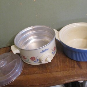 Slow Cooker 4 Quart Crock Rival Vintage Used