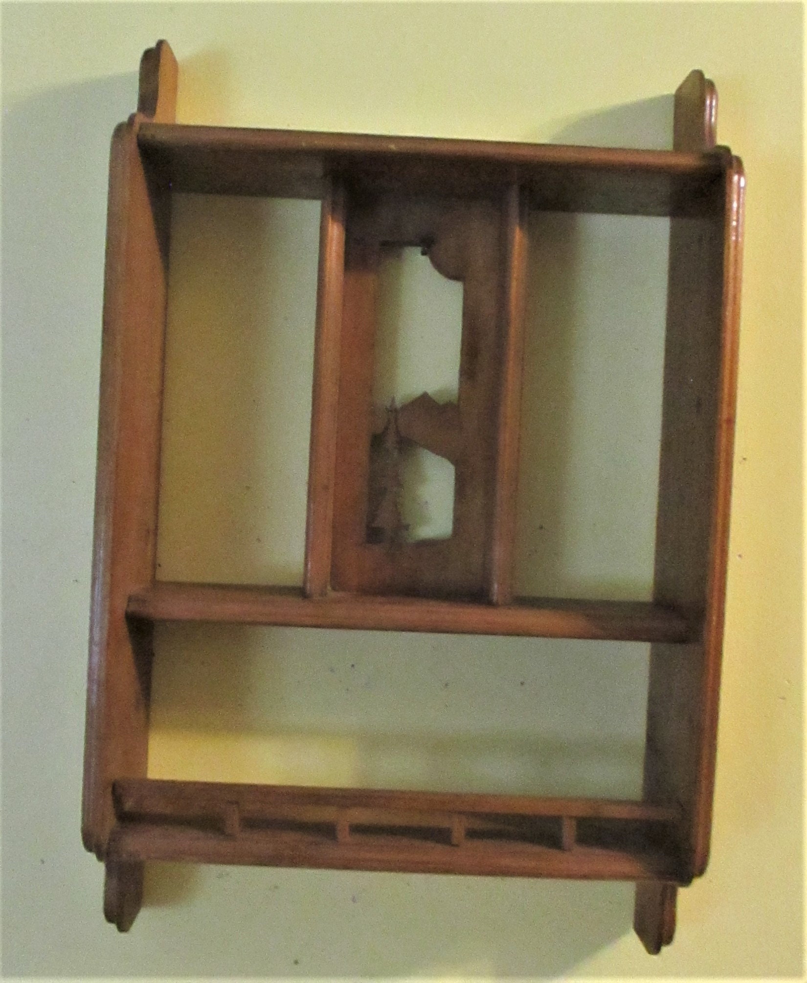 Estante descroative Vintage Madera Curio Pantalla | Etsy