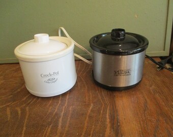 Crock-Pot Little Dipper Mini Slow Cooker 32041-C Dip Pot 1 Qt with Lid