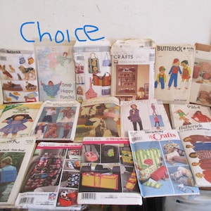 Sewing patterns decorating, crafts kitchen, curtians  CHOICE