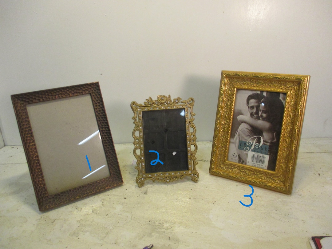 Picture Frame Vintage 5 X 7 or Smaller Glass ONE ONLY Choice Etsy