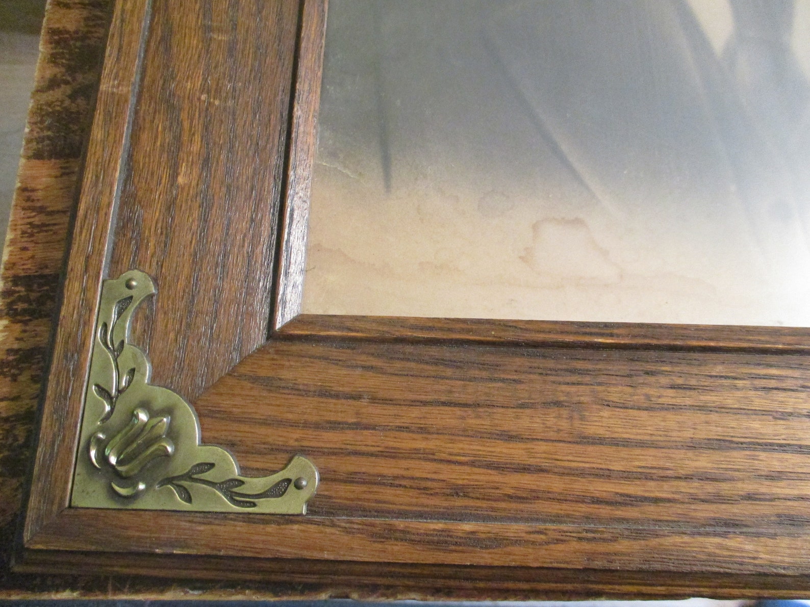 Frame Portrait Metal Corners Vintage 191/2 x 16 Opening Etsy