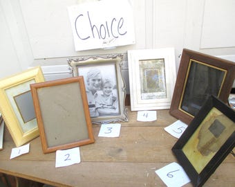 Picture Frames glass Different Unique CHOICE One Vintage