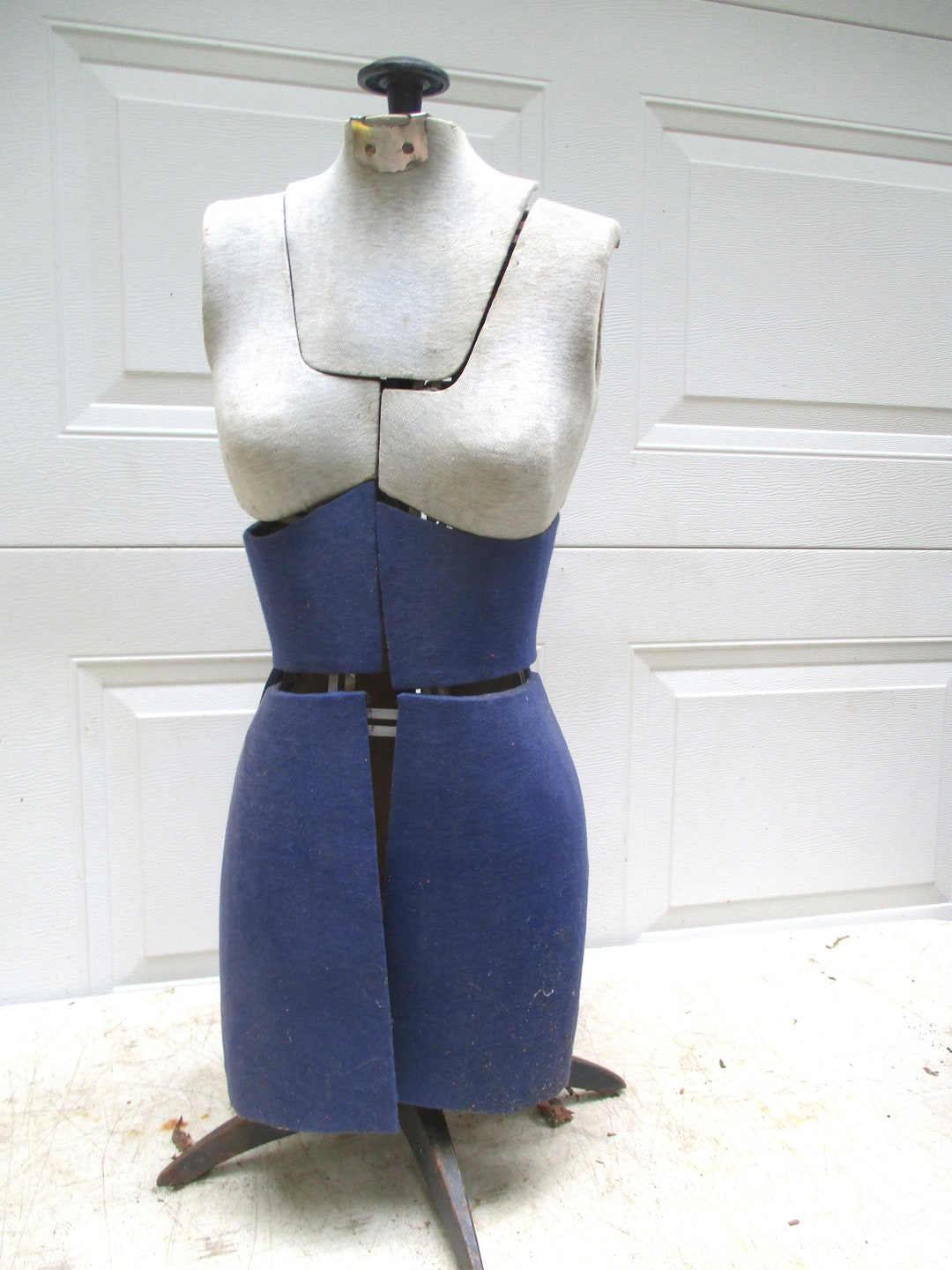 Fairloom Mannequin Adjustable Dress Form Vintage Display Clothing Etsy