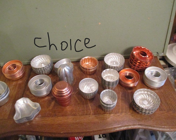 Vintage Mini Jello Molds Etsy