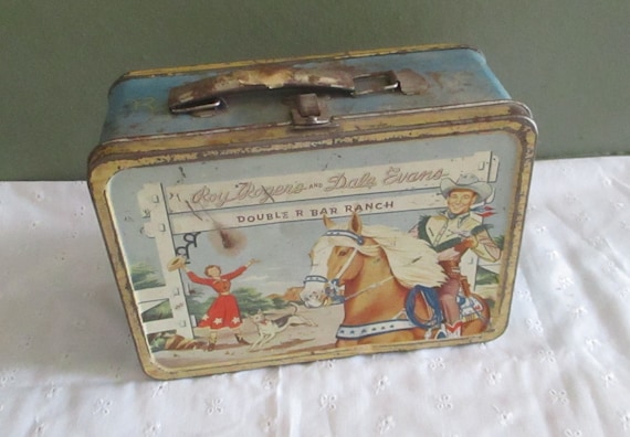 Roy Rogers and Dale Evans Lunch Box Vintage AS IS