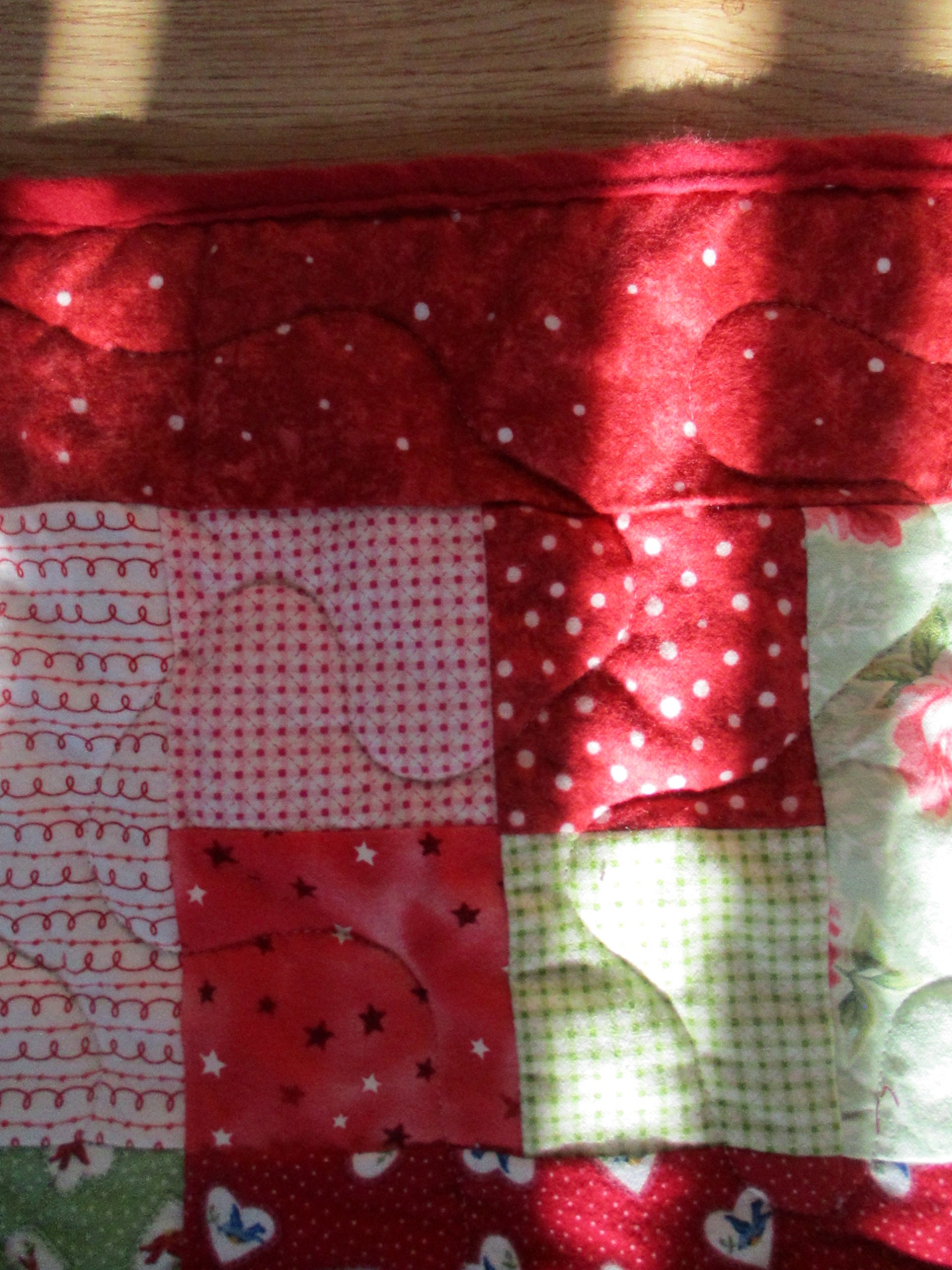 Red Baby Quilt Throw Cuddly Flannel Cozy Warm 46 x 66 Etsy