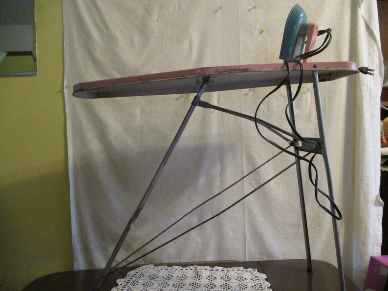 Toy Ironing Board and Iron Vintage Children's pretend play Etsy
