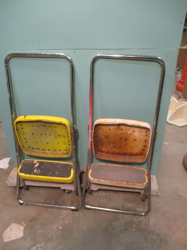 Cosco Folding Utility Kitchen Step Stool Vintage CHIOICE - Etsy