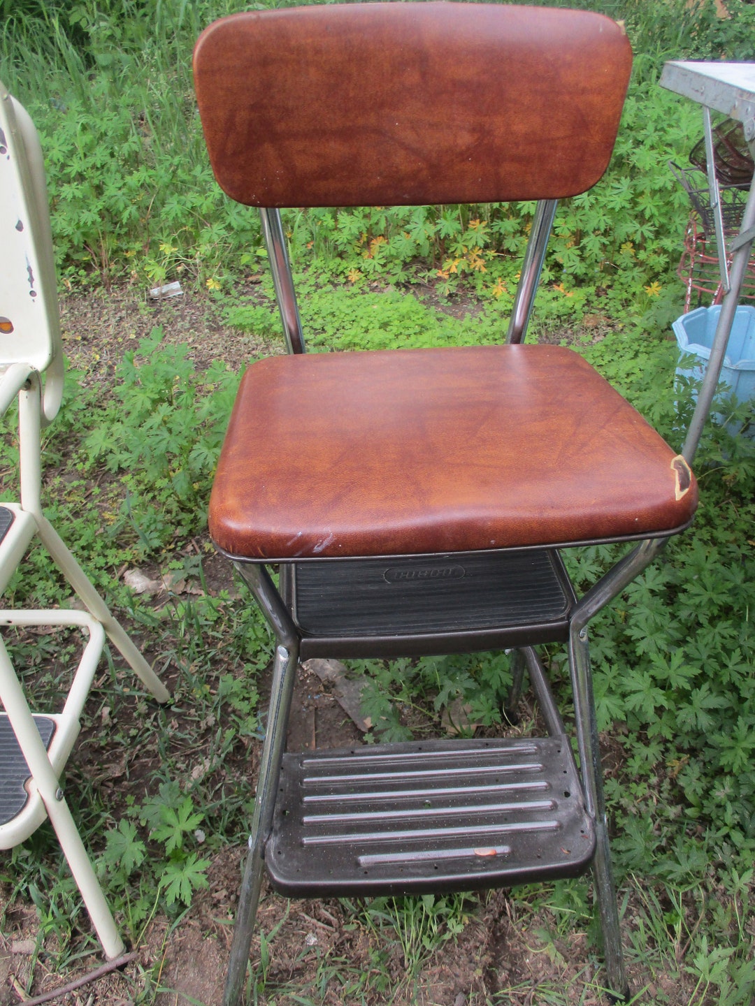 Cosco Kitchen Step Stool Lift up Seat Vintage Chair CHOICE Etsy