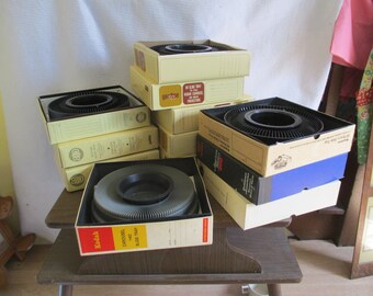 Kodak Carousel Slide Trays Plus Others some in Original Vintage Boxes CHOICE