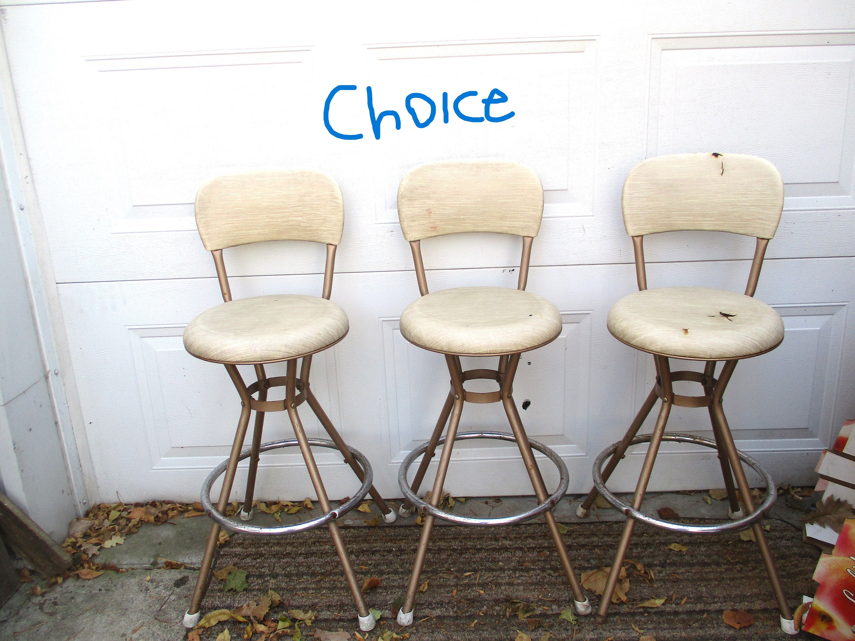 Cosco bar on sale stools vintage