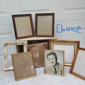 Picture Frame Ornate 8 x 10 and Bigger CHOICE Vintage
