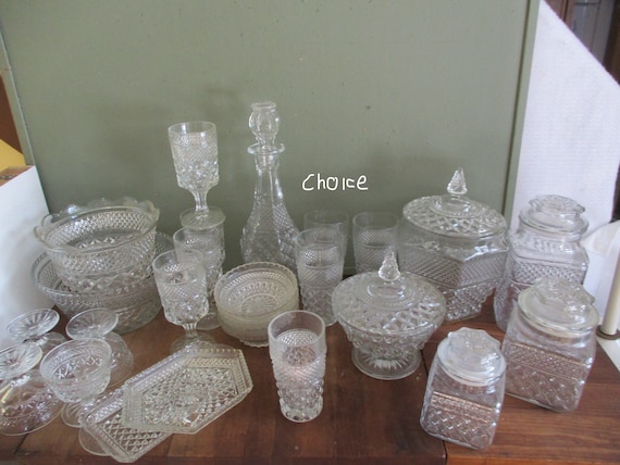 Wexford Clear Glass CHOICE Vintage  by Anchor Hocking