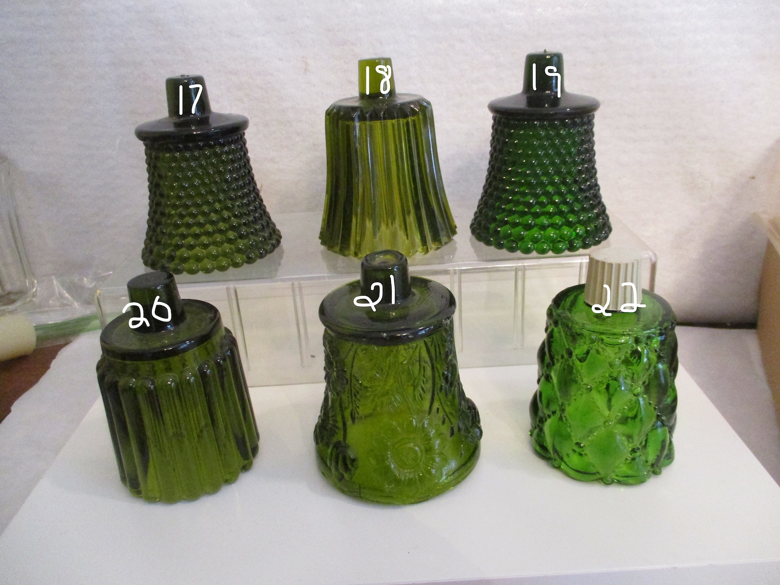 Votives Colored Clear Glass Candle Cups Choice SINGLE Pattern Etsy