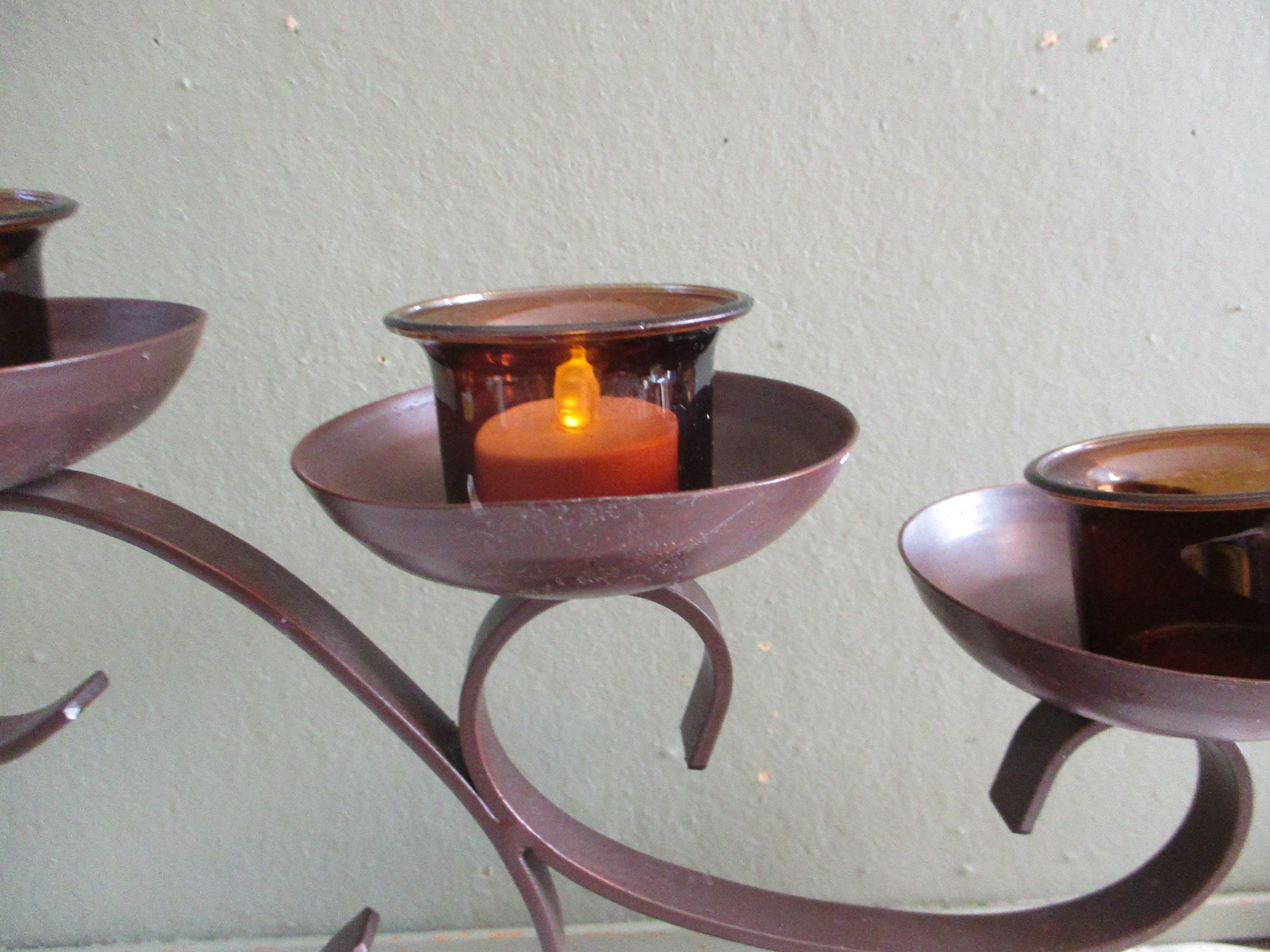 Candelabra chimenea insertar mesa pieza central contiene 3 | Etsy