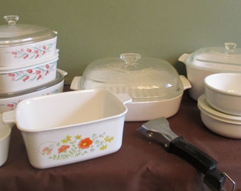 Corning Ware Motifs divers vintage CHOICE un seul