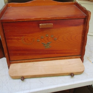 Bread Box Kitchen Storage Vintage CHOICE #3 left
