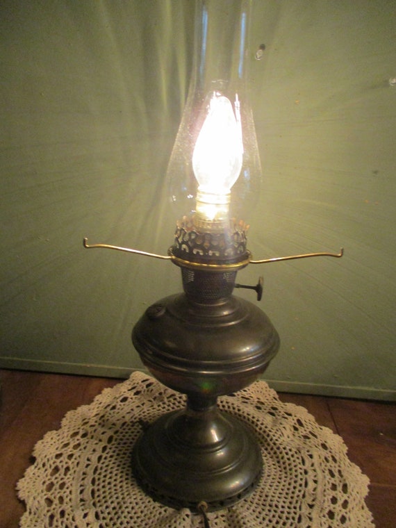Aladdin Metal Electrified Oil Lamp Model 6 Burner Vintage - Etsy