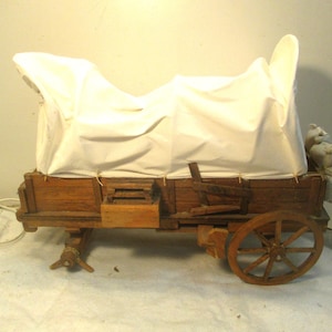 Covered Wagon Lamp  Vintage PARTS or Project