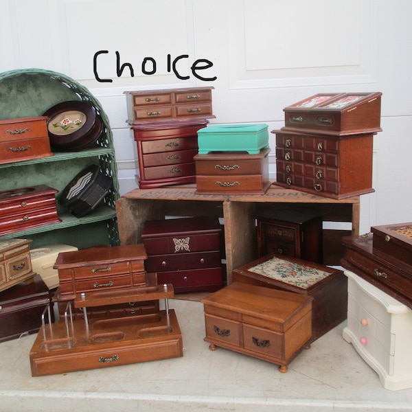 Jewelry Box Vintage Valet His Hers CHOICE