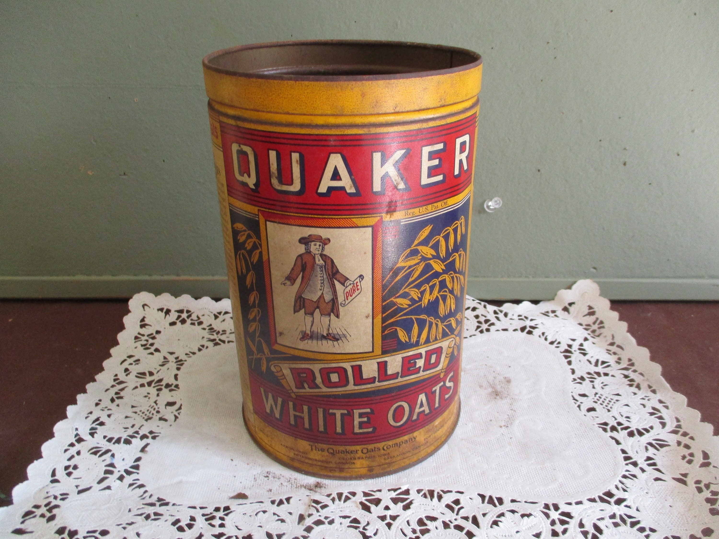 Shop the Vintage Old Fashioned Quaker Oats Cookie Jar at Weston Table