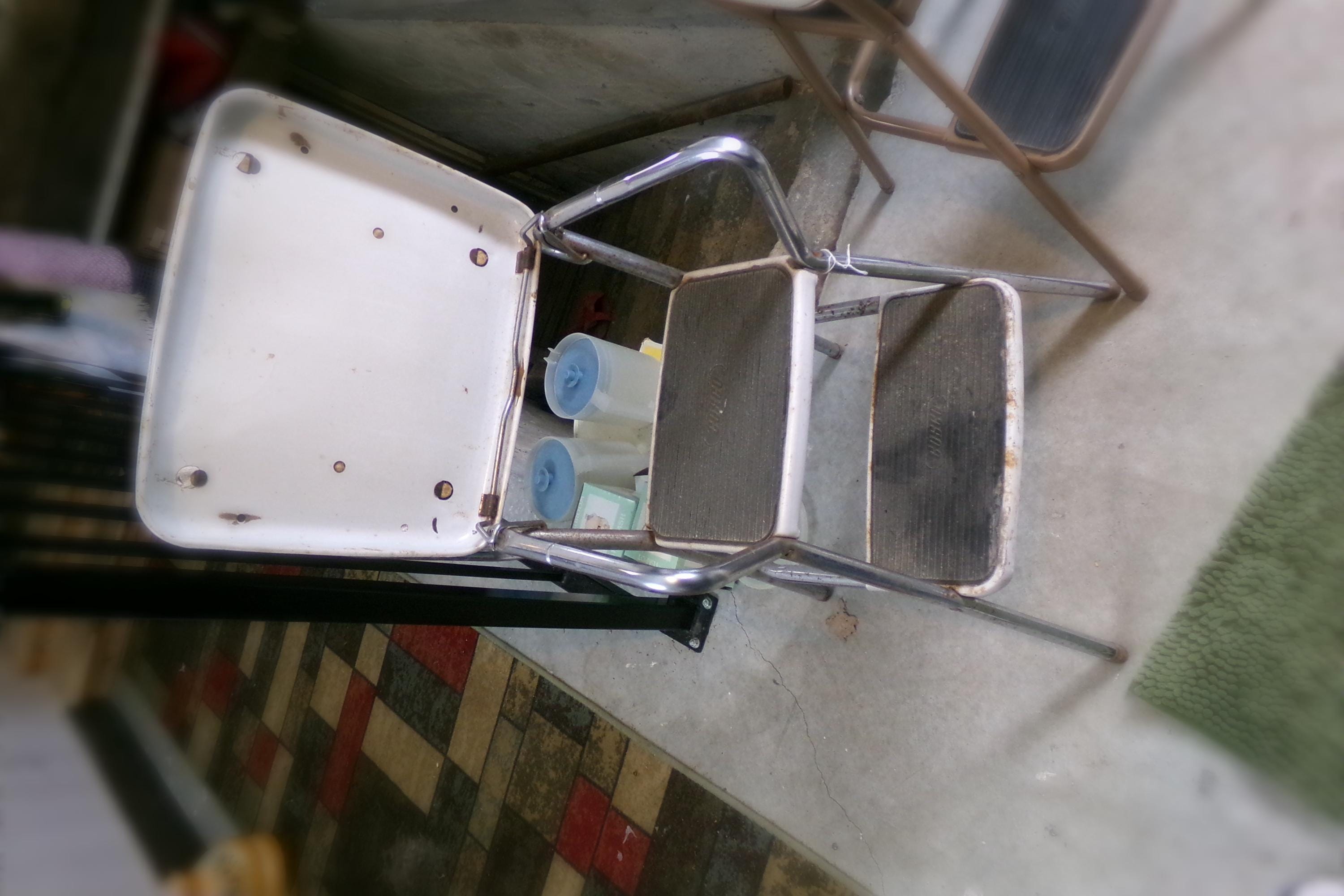Cosco Kitchen Step Stool Lift up Seat Vintage Chair CHOICE - Etsy
