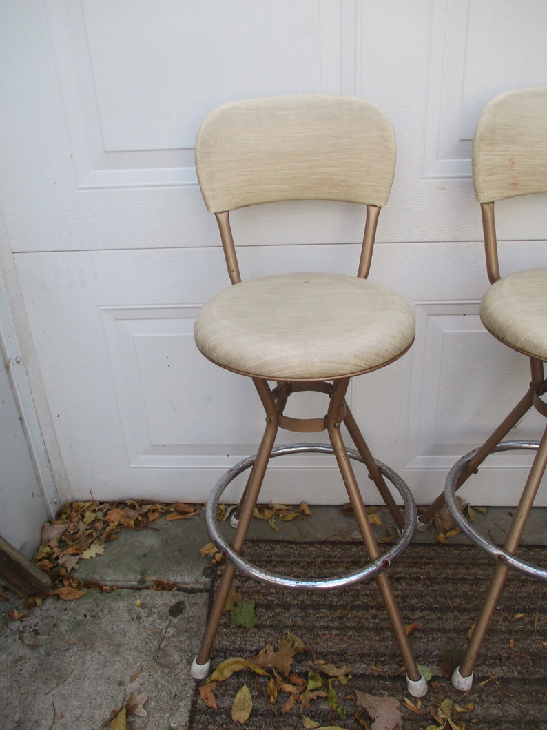 Cosco Swivel Stool Chair Vintage Decor CHOICE Etsy