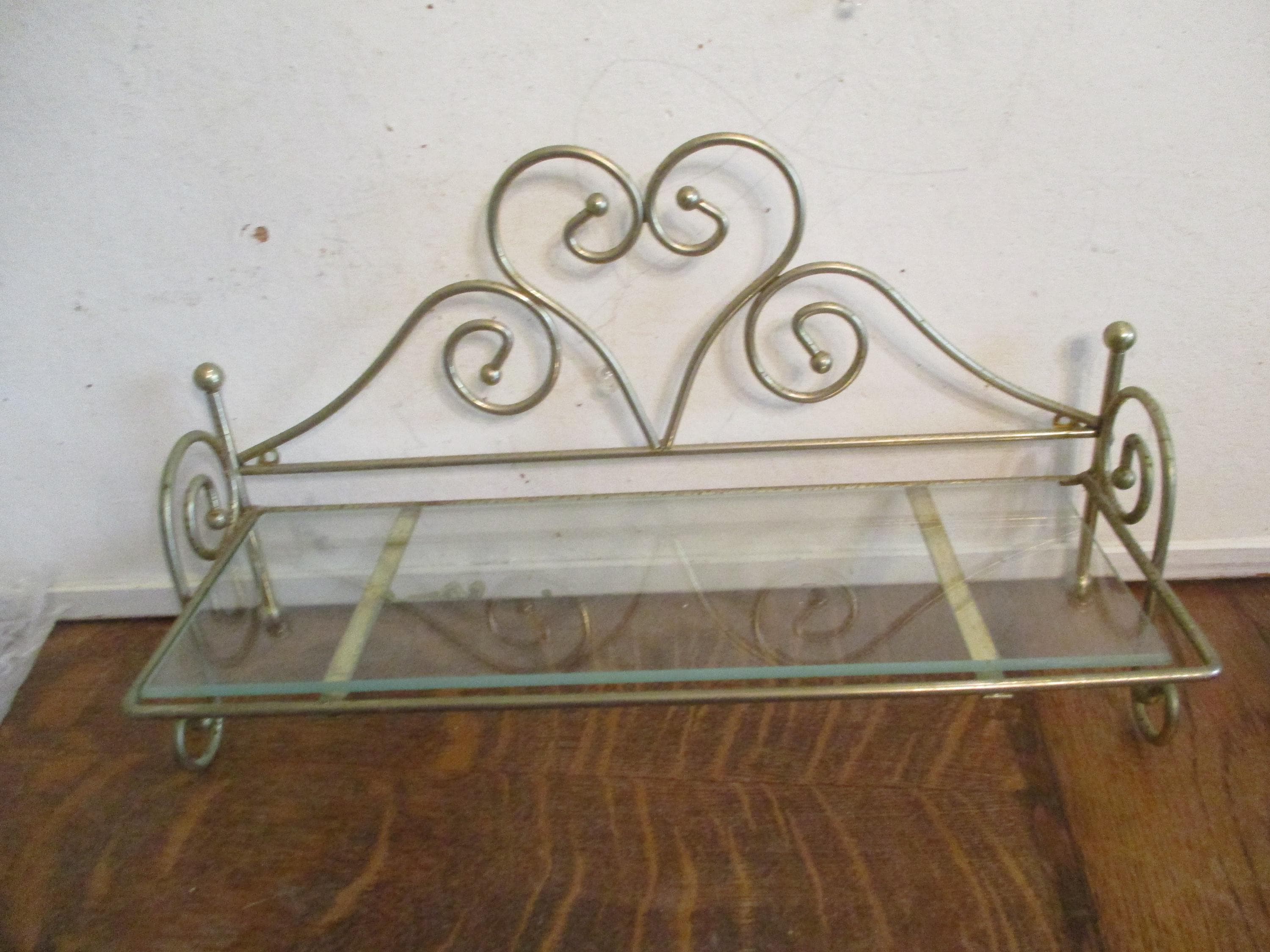 Vintage Glass Shelf - Etsy