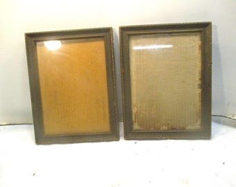 Ornate Frame Wood Vintage Opening is 8 1/4 x 11 1/4 ONE ONLY
