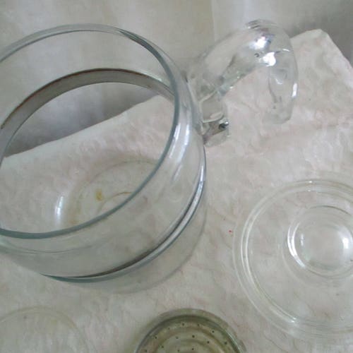 Pyrex Glass Flame Ware shops 9 Cup Coffee Pot complete