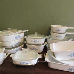 Corning Ware CornFlower Blue  Vintage CHOICE one only