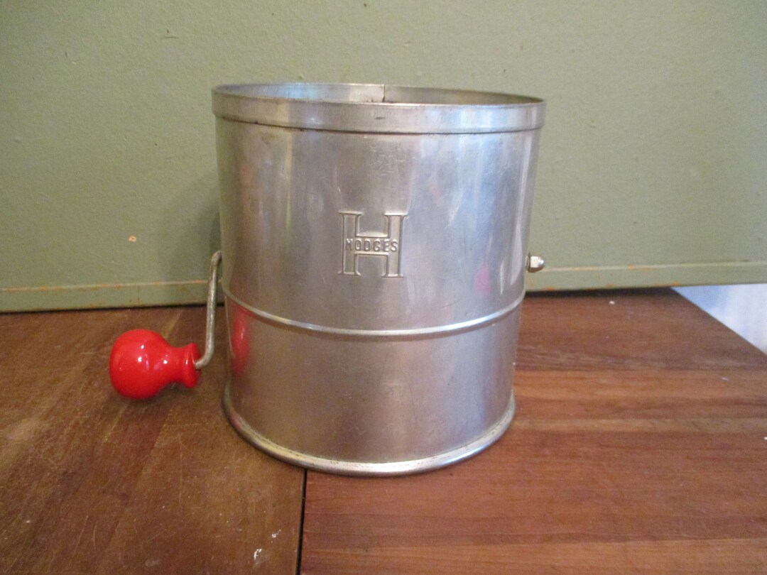 Hodges Sifter Red Flour Vintage Farmhouse Kitchen Etsy