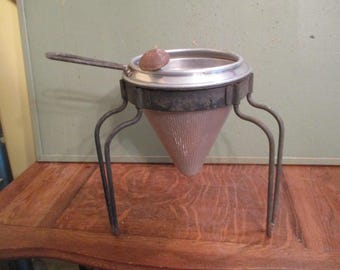 Sieve Larger Aluminum Wear ever Metal Strainer Vintage Canning Tools