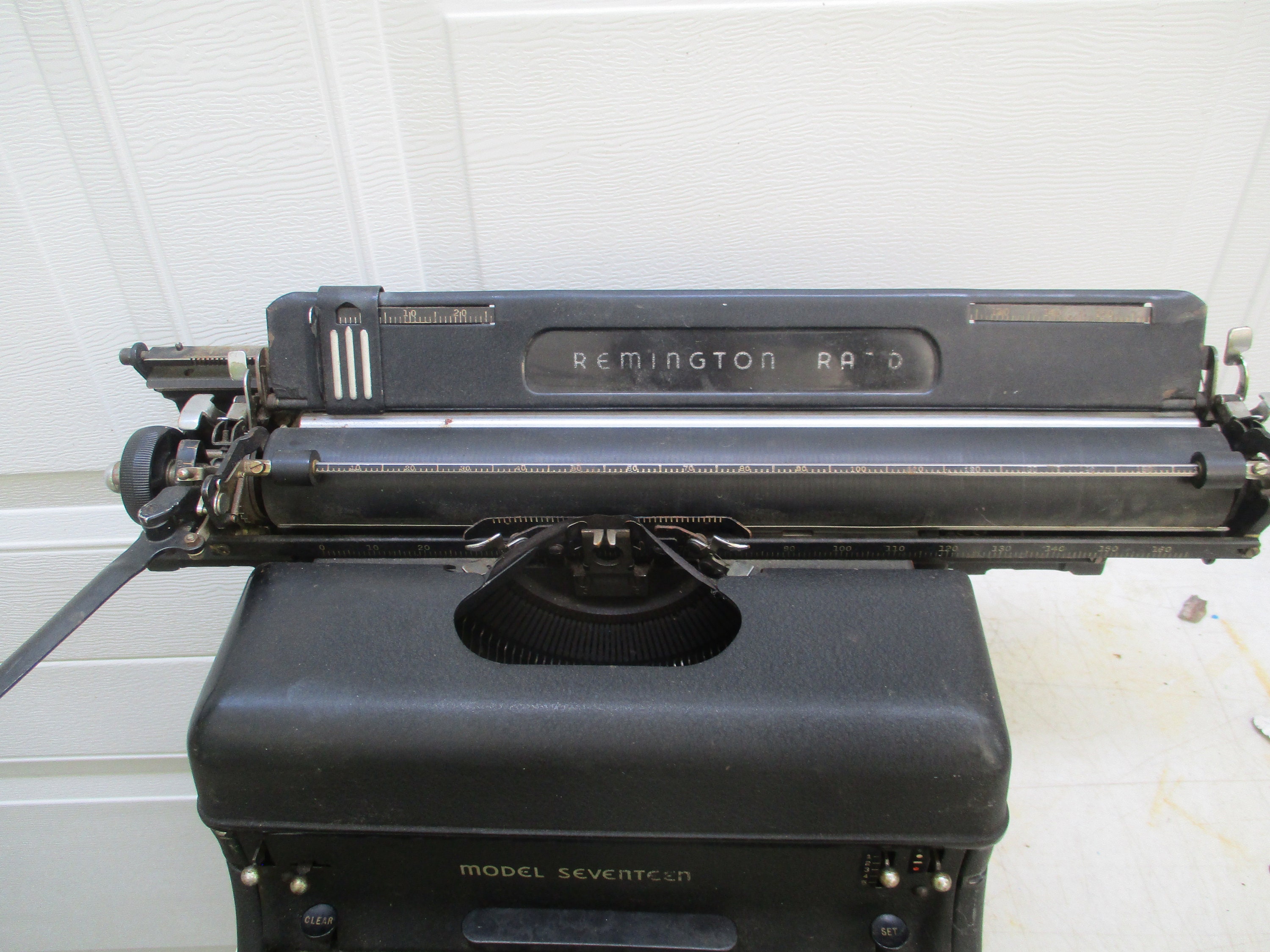 Remington Rand Model Seventeen Portable Vintage Typewriter - Etsy