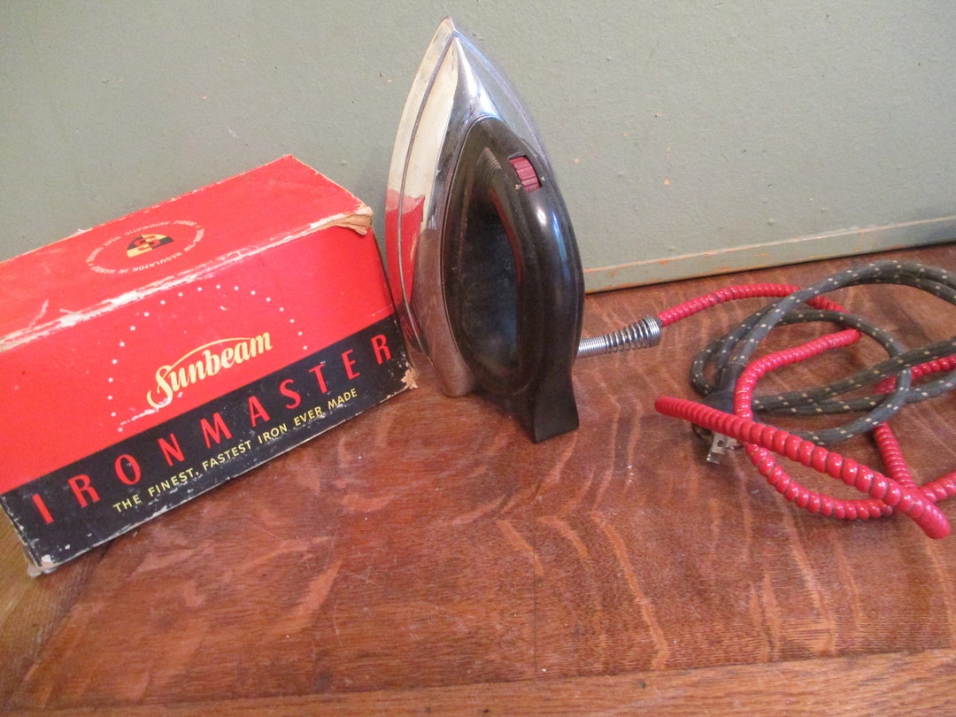 Sunbeam Iron, Iron Master Vintage Etsy