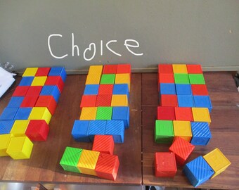 Tupperware Blocks Vintage CHOICE of sets