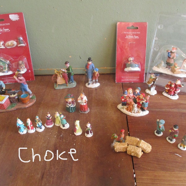 Village Collection Figurines by St. Nicholas Square CHOICE ONE ONLY