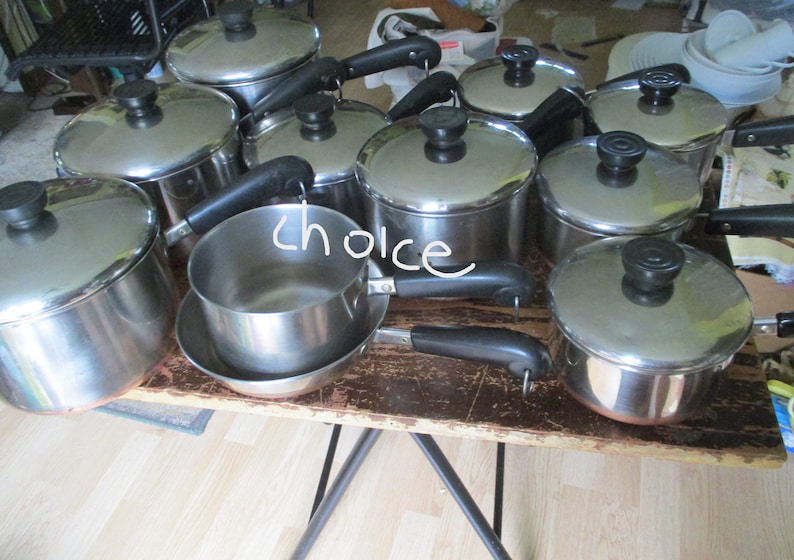 Revere Ware Pots and Pans CHOICE Vintage Etsy