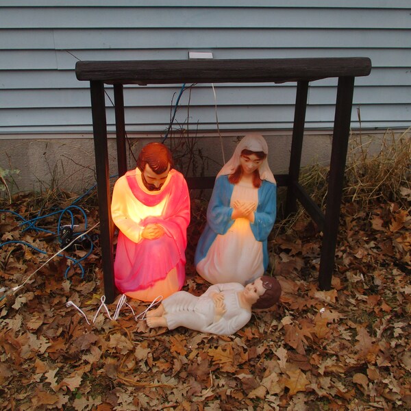 Nativity Blow Molds Etsy