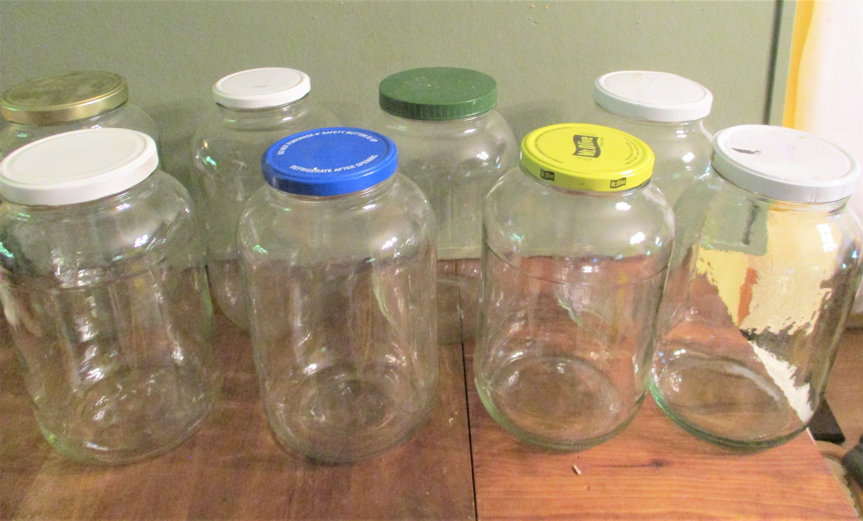 Gallon Glass Pickle Jar, 128oz