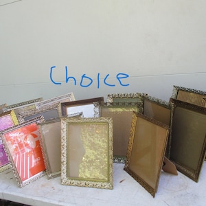Picture Frames Ornate 8 x 10, glass  Vintage CHOICE