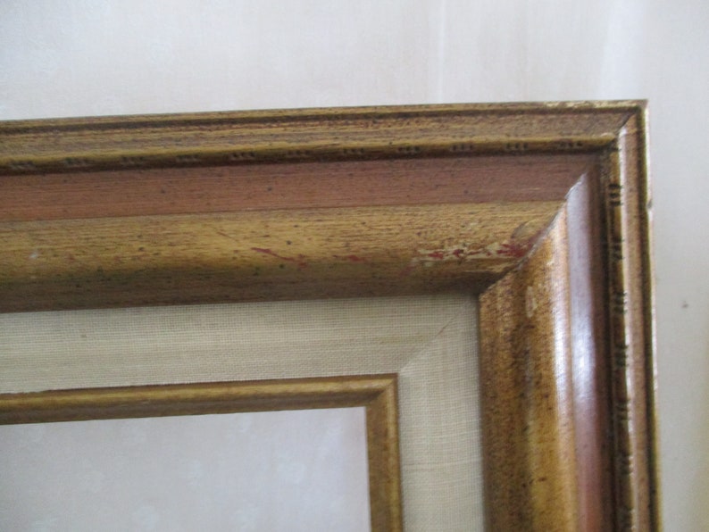 Picture Frame Wood Large Vintage 13 12 x 10 12 opening