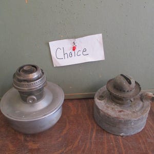 Kerosene Lamp Metal CHOICE Vintage