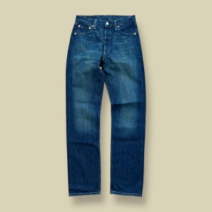 Vintage Levi&#39;s 501 Jeans Blue Wash 30x34 Classic Denim