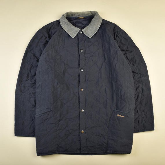 Barbour Eskdale Quilted Jacket Size XXL Navy Blue