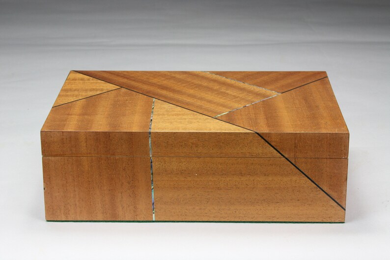 mahogany jewelry box