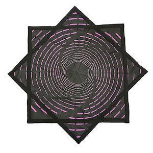 Flowstar Beginners Flow Star Spinning Cloth Easy to Rotate Sided Print Juggling Toy Fingertip Rotating Flow Toy Dapo Star R01-Style13