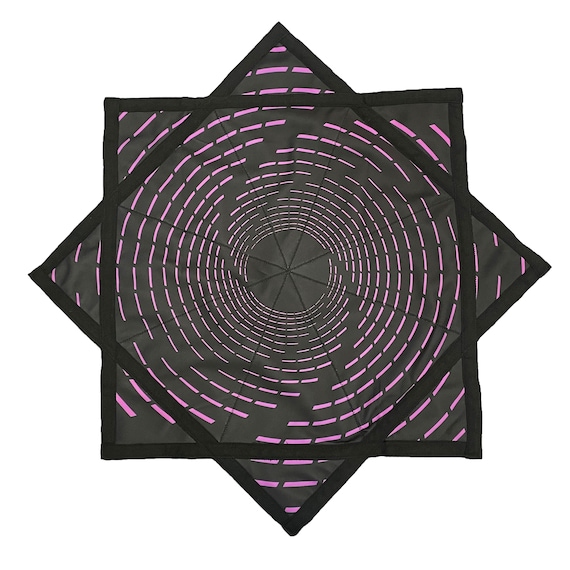 Flowstar De Tela Spinner De 27 Pulgadas Para Principiantes – Juguete De Giros De Doble Cara | Fácil De Manejar Y Ligero (15 Oz) Para Festivales Y Fiestas | Diseños Variados